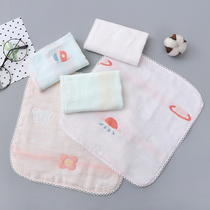 Baby saliva towel gauze towel newborn children wash face towel baby small square towel cotton handkerchief handkerchief super soft