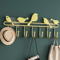 The wall of hanging clothes hook into the door of the clothes hanger door wall-hanging hook Womens room Hyon-closing key containing hanging wall style
