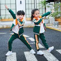 New primary school uniforms Spring and Autumn sets autumn kindergarten uniforms childrens class uniforms sportswear teachers