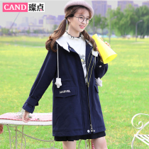 Girl plus velvet jacket junior high school students winter cotton clothes High School girls Korean version of thick cotton cotton windbreaker cotton jacket