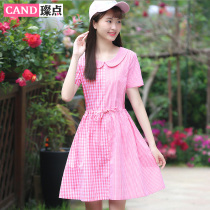 Girl Heart Summer High School Junior High School Students Summer Dress Sweet Korean Style hipster Dress Fairy Skirt