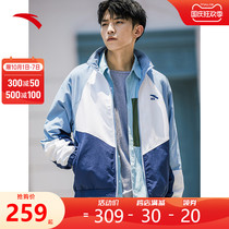 Shopping mall same Anta sports coat 2021 autumn color windproof jacket stand neck cardigan 152138603