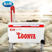  Dragon king 2021 new Taiwan fishing box ultra-light full set thickened multi-function fishing box four-legged lifting fishing gear box