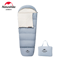 Naturehike Embezzlement childrens growth sleeping bag outdoor can extend splicing camping warm envelope sleeping bag