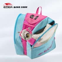 2021 New EDEA childrens skate bag pattern skate shoes backpack with rain cover skate bag
