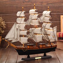 Sailing toys smooth sailing desk ornaments wooden crafts girl ornaments creative student gifts
