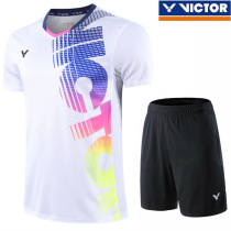 New badminton suit suit Mens and womens childrens training camp custom printed game suit Jersey shorts quick-drying air permeability