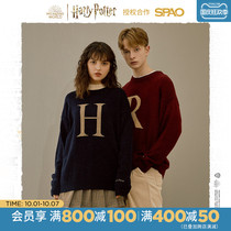 SPAO Harry Potter Collaboration Series Autumn 2021 Men and Women with Pullover Round Neck Sweater SPKWB49D03