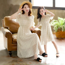 Pro-submount summer clothing 2022 new boomers Dress Girl Dress Girl Summer Princess Skirt Foreign Air Snowspun Beach Dress