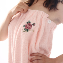 Micro-defect special price Gold bath skirt pure cotton bath towel can be worn beauty salon bathrobe sweat steaming suit plus thick female bandeau
