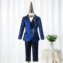 Boy suit suit suit childrens dress boy model catwalk small suit