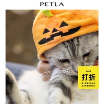  PETLA New Halloween Pumpkin festival pet headgear Cat cat dog hat cat headdress spot