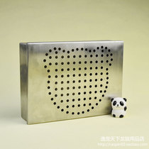 (69) dragon cat summer stainless steel cooling ice collapse ice bed to send ice bag water suction towels 0 8KG