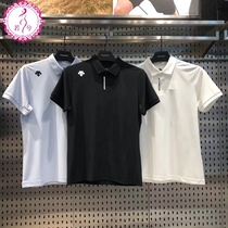 DESCENTE disant POLO men 2021 summer mens training Sports short sleeve POLO shirt D1231TPS59