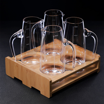 Home with graduated liquor dispenser unleaded glass jug set for hotel use