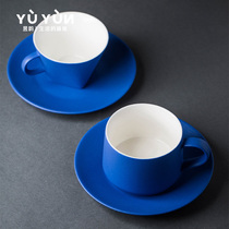 Yuyun Klein high-end coffee cup Small exquisite cup and saucer set Household water cup ins wind handmade Japanese cup