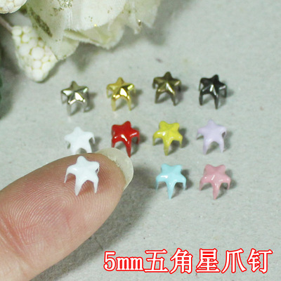 taobao agent Small spray paint, hair accessory, 10 pieces, 5mm, children's clothing, punk style