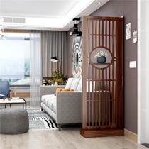 Screen partition wall living room simple modern decoration bedroom cover home double-sided Net red door solid wood entrance cabinet