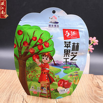 Tibetan specialty Linzhi Apple dried apple collector food hand tear natural wind dry sugar heart Apple 60 grams buy 2 bags