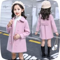 Big girl jacket for CUHK Girl with a long section of 2021 new hair in the spring and autumn clothes girl jacket foreign air