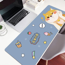 Mouse pad cute girl oversized custom ins personality cartoon office desk pad customized creative keyboard pad