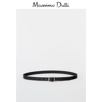 Massimo Dutti women accessories embossed women fashion leather belt 06110631800