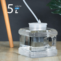 5L Liter Pc White Transparent Kongfu Tea Water Storage Barrel Hand Home Outdoor Pure Mineral Spring Tea Tea Drinking Water Bucket