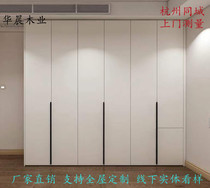 Hangzhou solid wood multi-layer paint cabinet door modern simple flat paint cabinet door cabinet door paint cabinet door custom-made