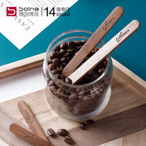 Bo Lang coffee mixing rod coffee stick black walnut long handle milk tea milk mixing stick creative home