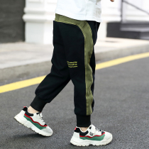 Boys pants spring and autumn 2021 New handsome big childrens clothing autumn trousers boys sports pants autumn