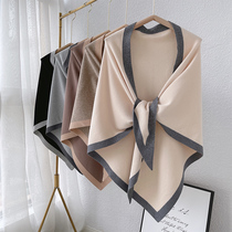 Superior knit shawl summer air-conditioned room scarf female warm fashion and huge triangle