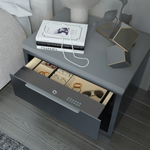 Jinchang drawer safe home small into the wardrobe fingerprint password anti-theft mini drawer safe all steel intelligent new touch screen office hidden into the wall password box bedside table