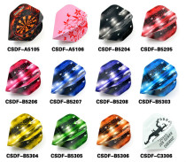 CUESOUL Q 12 pieces thick professional competition wing dart leaf accessories training darts metal tail