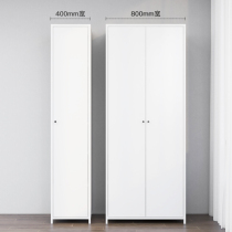 Home childrens wardrobe Large capacity storage cabinet Balcony cabinet Nordic style household small household wardrobe 800 wide