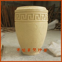 Haiheng art sandstone outdoor landscaping sandstone carving European style flower pot decoration material