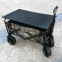 Aluminum alloy outdoor convenient folding table camper table board picnic barbecue camping table floor moving stall car