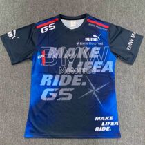 2021 Summer new motorcycle BWM speed dry breathable ice silk short sleeve locomotive rider outdoor motorcycle riding T-shirt