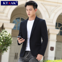 Mens casual suit suit suit slim Korean version of one-piece handsome small suit jacket business dress Spring and Autumn Tide coat