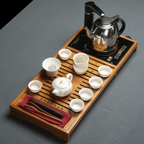 Linglong tea set tea cup office meeting guest kung fu tea pot set electric pottery stove home
