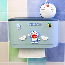 Net red tissue rack toilet tissue box Non-punching rack waterproof toilet roll paper bathroom paper toilet paper box