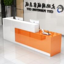 Front desk cashier bar shop small counter consultation desk welcome desk company front desk reception desk simple high-end