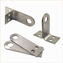 Stainless steel lock right angle door buckle wooden door door nose dormitory drawer concealed anti-picking lock nose power padlock