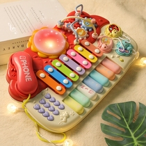 Electronic piano childrens toys multifunctional early education puzzle birthday gift girl little Princess meaningful drum beating piano
