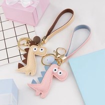 Car key pendant goddess net red exquisite high-end key chain ring plush simple atmosphere cute simple pendant