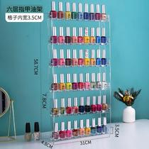  Cosmetics nail shop shelves Nail polish glue shelves Display cabinet type display wall floor cabinet storage rack