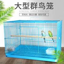 Bird cage large large oversized family breeding parrot thrush pigeon quail starlings new large villa