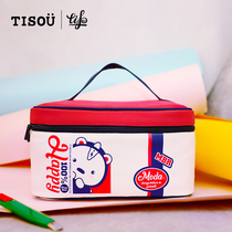 TISOU baby-friendly baby shop childrens tableware insulation and portable package with large capacity and package