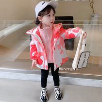 Girls cotton coat autumn and winter 2021 new foreign-style female baby childrens three-in-one detachable assault clothes autumn clothes
