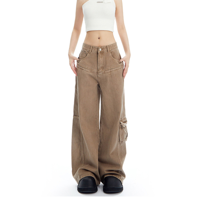 taobao agent Advanced demi-season colored fashionable jeans, high-quality style