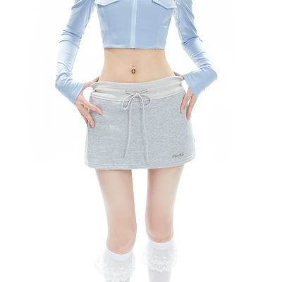 taobao agent Sports summer solid protective underware, mini-skirt, drawstring